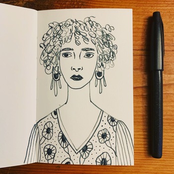 Monika Maniecki Ink Drawings 