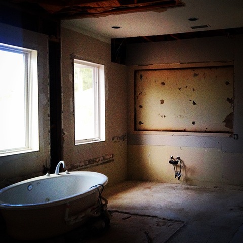 The beginning - master bath