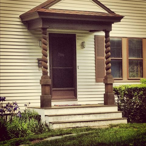 Porch columns - Hand carved spirals 