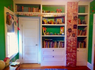 Kids room bookcase