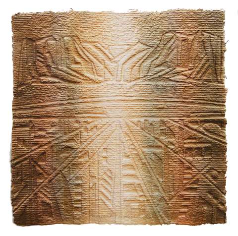 Marjorie Tomchuk  embossed print on handmade paper