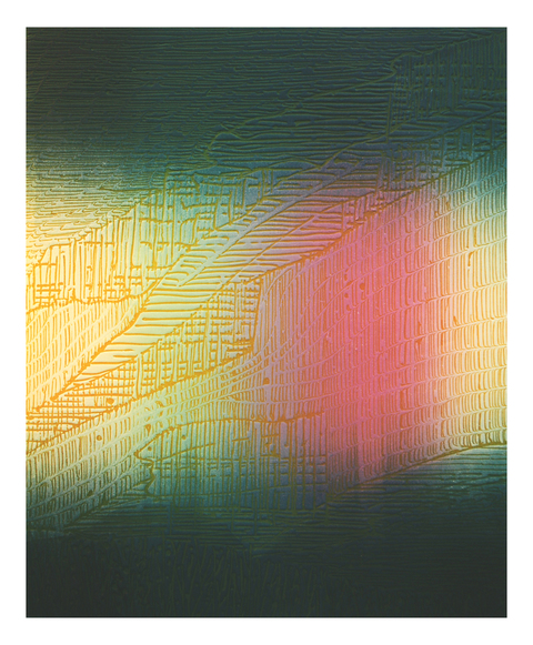 Marjorie Tomchuk  embossed print made from a collagraph
