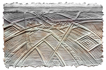 Marjorie Tomchuk Cast Paper cast paper, 100% cotton fiber, airbrushed with fiber dyes.