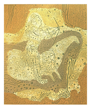 Marjorie Tomchuk Embossings 1979-83 embossed print made from a collagraph