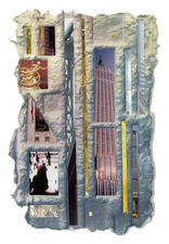 Marjorie Tomchuk Collage embossing with photo collage
