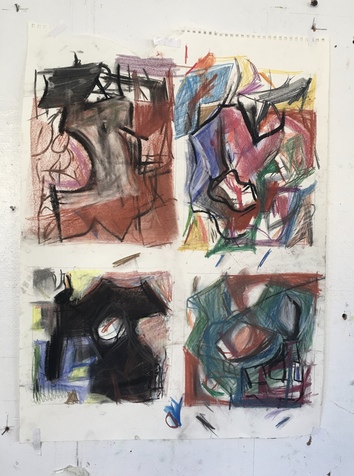 Nancy Andell 2020 Paintings Pastel and charcoal