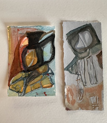 Nancy Andell 2023 Paintings, work on paper mixed