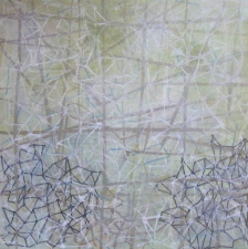 nancy berlin older paintings ink and acrylic on rice paper on wood panel