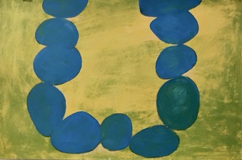 nancy berlin What they wore Mixed media on paper