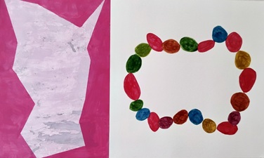 nancy berlin What they wore mixed media on paper