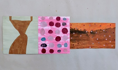 nancy berlin What they wore mixed media on paper