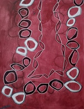nancy berlin What they wore 2024-2025 mixed media on paper