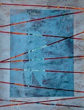 nancy berlin Flight Patterns 2025-2026 Mixed media on paper