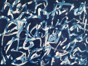 nancy berlin All about 2026 mixed media on canvas