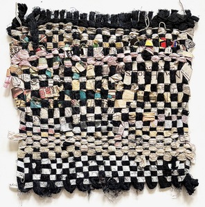 NANCY BRETT Weaving Newspaper and silk 