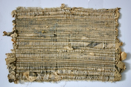 NANCY BRETT Weaving Linen, paper, and silk