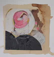 Nancy Ferro Works on Paper Mixed media: stain, pencil, papers, beeswax