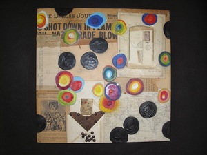 Nancy Ferro Works on wood and canvas Papers, photo album page, graphite, crayon, c. pencil, and beeswax on wood and canvas