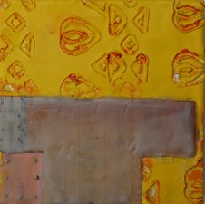 Nancy Ferro Works on wood and canvas Copper, papers and pigmented beeswax, on wood