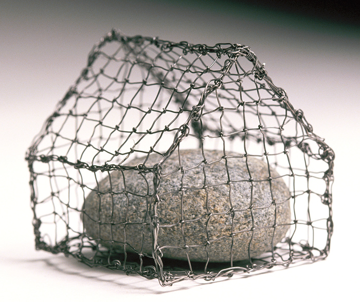 Nancy Koenigsberg Collected Works Annealed steel wire and stone