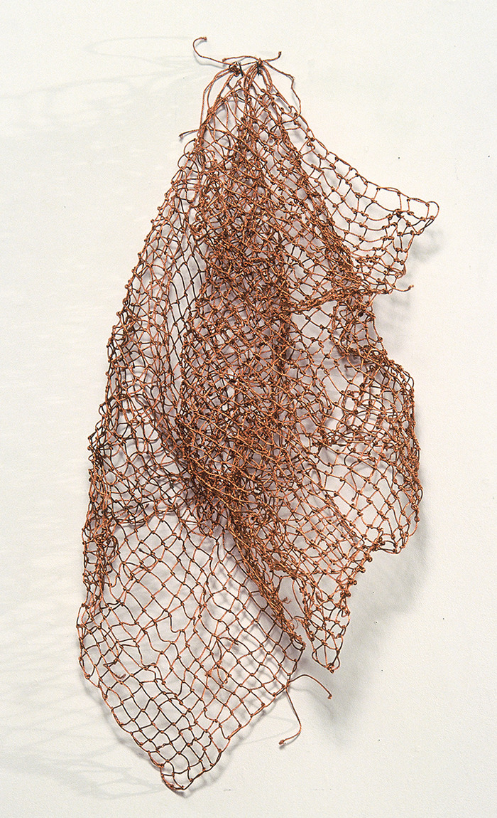 Nancy Koenigsberg Wall pieces Plied twisted copper wire