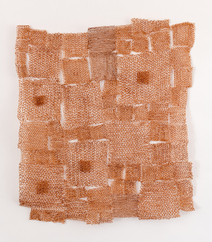Nancy Koenigsberg Wall pieces coated copper wire