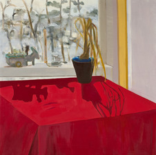 Nancy McCarthy TABLE SERIES oil on canvas