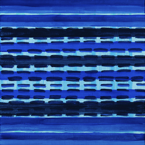 Electric Blue Paintings: New Work in Acrylic acrylic on panel
