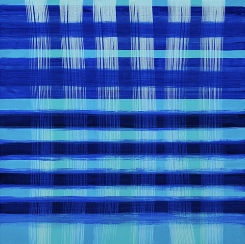 Shifting Blue Paintings: New Work in Acrylic acrylic on panel