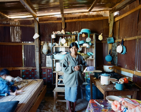Woman in Blue, Colonia Guardado Outskirts