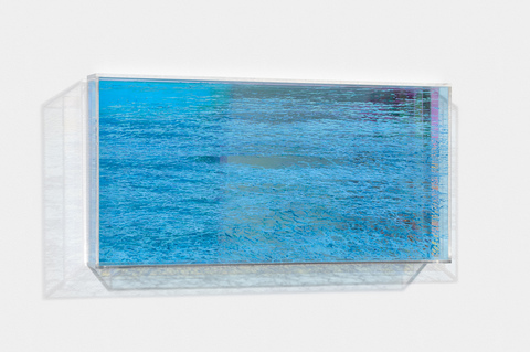 NATALYA BURD new work "odyssey" acrylic,  two layer plexiglass, plexiglass mirror