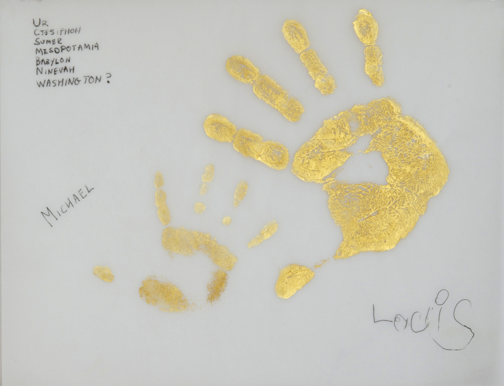 Nicola Ginzel  Gold Handprint Project - 2003   -   CLICK HERE 