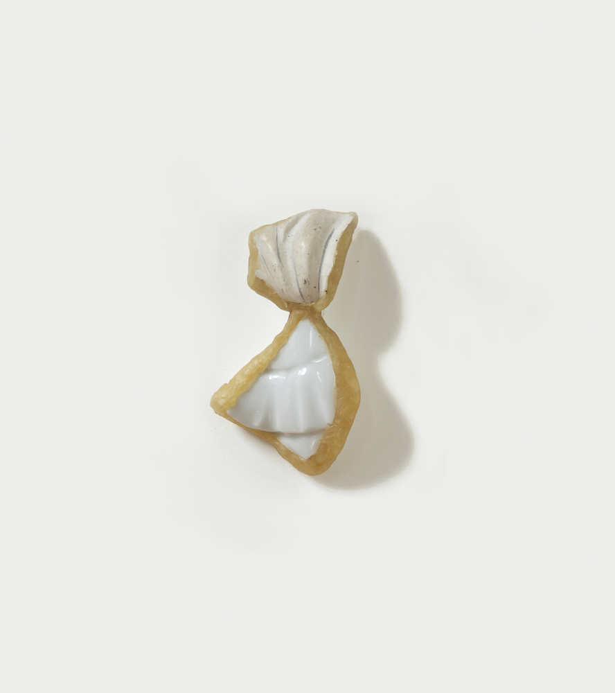 Nicola Ginzel  Selected Transformed Objects bees wax, porcelan and clay fragments