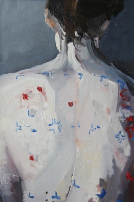 Nicole Ouellette Paintings Oil on paper 