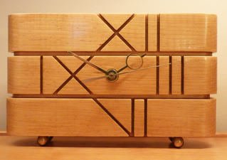 Norman J Barta Furniture Forays Pine with brass feet and hands