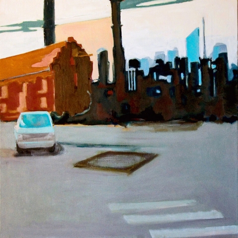 Norma Greenwood Art CITYSCAPES OIL ON CANVAS