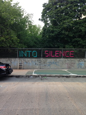 Oasa DuVerney Brooklyn Hi-Art Machine Fabrice woven into fence