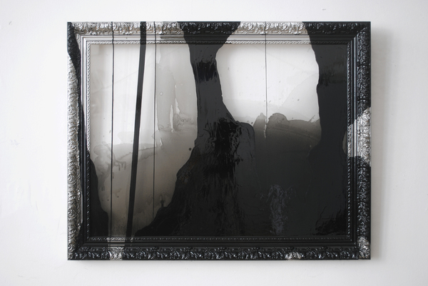 OLIVIE PONCE  Extra-Estetica; Paintings on framed plexiglass Alkyd enamel on framed plexiglas