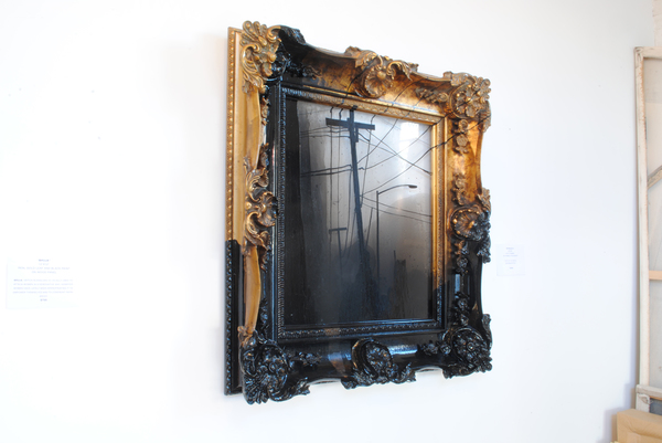 OLIVIE PONCE  Extra-Estetica; Paintings on framed plexiglass Alkyd enamel on framed plexiglass