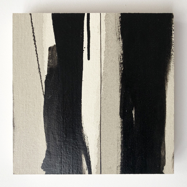 OLIVIE PONCE  We Love Black; Limited edition of 50 pieces Medium: Alkyd on canvas laid to wood board