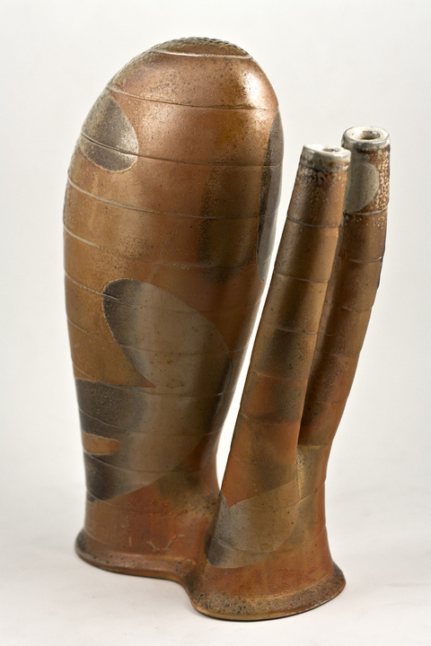 James Lawton Vases & Flasks Stoneware, soda/wood fired