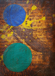 BORZOTTA ARTS-Art/Classes/Events/Networking "Language, Identity, Meaning" - Craig Wallace Dale (April 2017) archival ink, oil pigment and encaustic medium on board