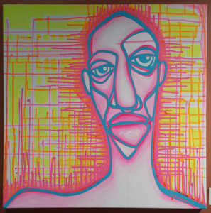 Palette Online ArtSpace Kortez: Faces - (exclusive representation) Acrylic on canvas