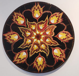 BORZOTTA ARTS-Art/Classes/Events/Networking Passionate - Group show  Acrylic and resin on wood