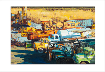  Ray Guzman - Paintings      7/8-7/31/20 Enamel paint on aluminum panels