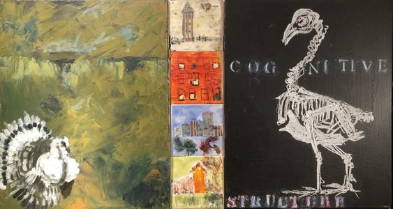 BORZOTTA ARTS-Art/Classes/Events/Networking Leslie Connito: Almost Gone.      Nov. 2020 Oil painting and mixed media with encaustic painting