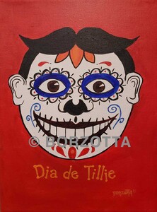 BORZOTTA ARTS-Art/Classes/Events/Networking TILLIE Paintings Acrylic