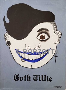 BORZOTTA ARTS-Art/Classes/Events/Networking TILLIE Paintings Acrylic