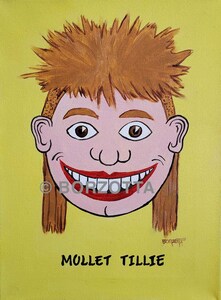 BORZOTTA ARTS-Art/Classes/Events/Networking TILLIE Paintings Acrylic