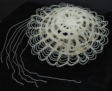 Pamala Crabb 3-D Sculpture Wax and kozo fibers